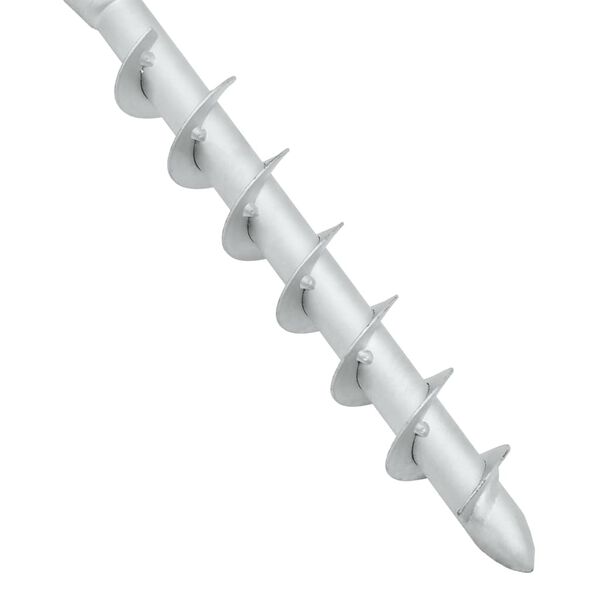 vidaXL Suport umbrelă &icirc;n păm&acirc;nt cu tijă, 16x16x52 cm, oțel