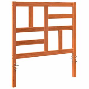 vidaXL &Icirc;ntăritură de pat cu headboard Maroniu cerat 80,5 x 4 x 104 cm