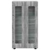 vidaXL Bufet cu ușă FLORIN Gri Sonoma 55,5 x 29 x 103 cm Lemn compozit