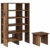 vidaXL Dulap pentru pantofi 2 buc. 62 x 35 x 100 cm Lemn prelucrat