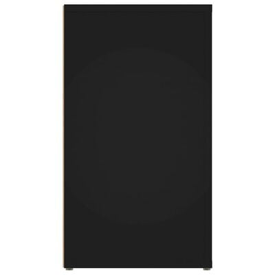 vidaXL Servantă, negru, 80x30x54 cm, lemn prelucrat