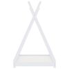 vidaXL Cadru pat de copii, alb, 90 x 200 cm, lemn masiv de pin
