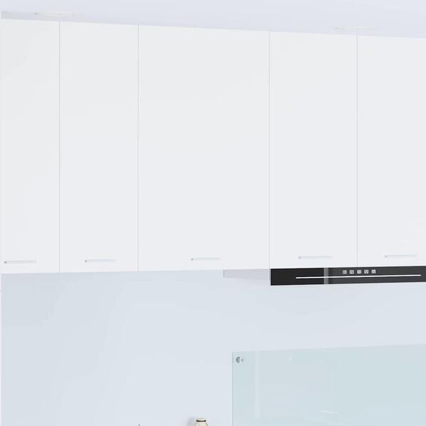 vidaXL Dulap suspendat cu depozitare Alb 50 x 31 x 80 cm Lemn compozit