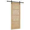 vidaXL Ușă glisantă natural 83 x 211 cm Lemn masiv de pin