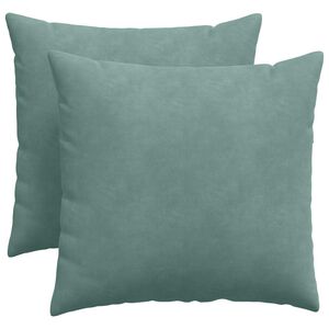 vidaXL Perne pentru canapea 2 pcs Verde Mării 50 x 50 cm