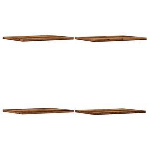 vidaXL Plăci bibliotecă, 4 buc. lemn vechi 40x30x1,5 cm lemn prelucrat
