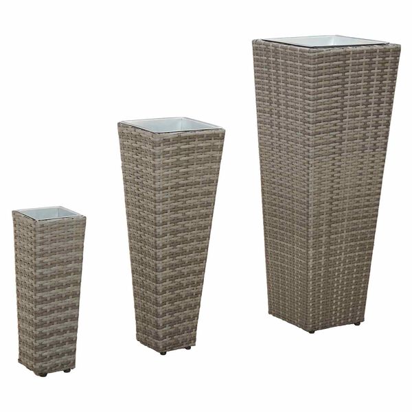 vidaXL Set de exterior 3 pcs Metal