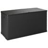 vidaXL Cutie depozitare pentru grădină antracit 120x56x63 cm PP ratan