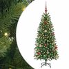 vidaXL Brad de Crăciun artificial Verde 150 cm PE și PVC