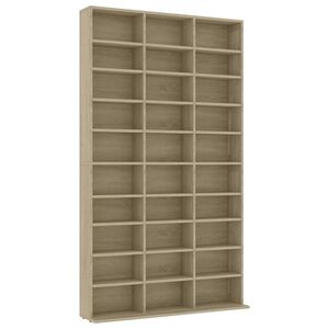 vidaXL Dulap pentru CD-uri stejar sonoma 102x23x177,5 cm lemn compozit