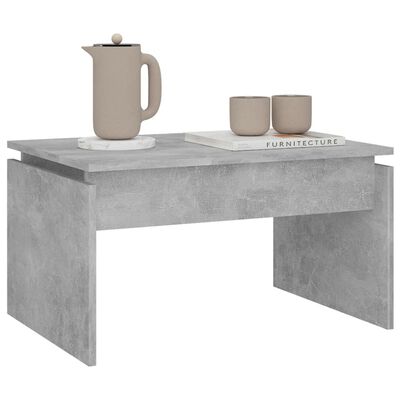 vidaXL Măsuță de cafea, gri beton, 68x50x38 cm, PAL
