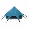 vidaXL Cort Teepee cu acoperiș Albastru și Gri 600 x 600 x 347 cm