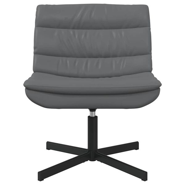 vidaXL Scaun pivotant Gri 63 x 75 x 76 cm PU