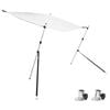 vidaXL Set extensie parasolar T-Top, alb, 174x205x(115-194) cm