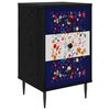 vidaXL Dulap de noapte MAINZ Stejar Negru 36 x 33 x 61 cm