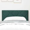 vidaXL Tăblie cap cu headboard Verde închis 80 cm Catifea