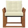 vidaXL Set de canapele de exterior Lemn solid de Acacia și Textilene