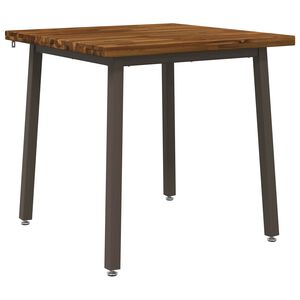 vidaXL 60 x 55 x 75 cm Lemn Solid de Acacia Natural și Cafea