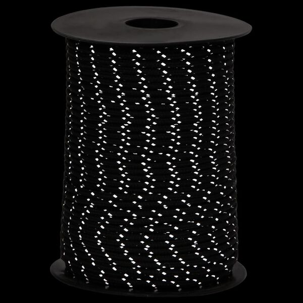vidaXL Funie pentru cort cu benzi reflectorizante și chei, 50 m, 3 mm