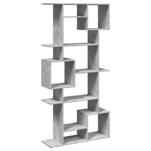 vidaXL Bibliotecă, gri beton, 92x29x188 cm, lemn prelucrat