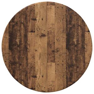 vidaXL Placă de masă &Oslash; 40 x 1,5 cm Rotund Lemn prelucrat Lemn vechi