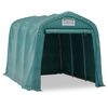 vidaXL Cort de garaj, verde, 2,4 x 3,6 m, PVC