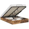 vidaXL Cadru de pat otoman Lemn vechi 193 x 120 x 25 cm PAL