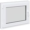 vidaXL Fereastră pentru subsol RISOR 80 x 70 cm PVC și Sticlă Antracit