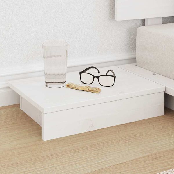 vidaXL Cadru de pat Maro 75 x 190 cm lemn