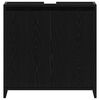 vidaXL Dulap de baie stejar negru 60x33x60 cm lemn prelucrat