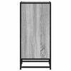 vidaXL Dulap, gri sonoma, 35,5x35x76 cm, lemn prelucrat și metal