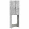 vidaXL Dulap pentru toaletă ALKMAAR Gri Beton 66 x 25,5 x 190 cm