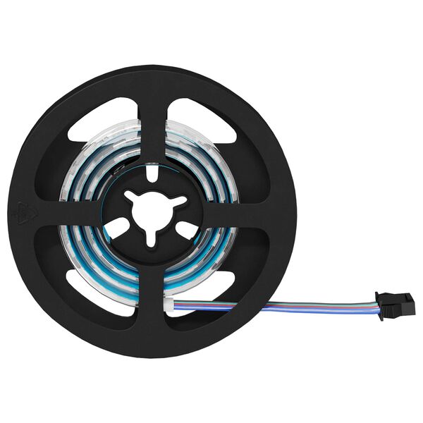 vidaXL Bandă LED 2 pcs Negru și transparent 550 mm Cupru și Plastic