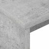 vidaXL Birou Gri din beton 109 x 50 x 78 cm Lemn compozit