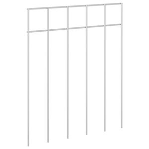 vidaXL Panou de gard de grădină 12 buc. 25 x 30 cm Oțel Galvanizat