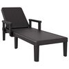 vidaXL Șezlong reglabil &icirc;n &icirc;nălțime &icirc;n 4 direcții, 155,5x57x28 cm, PP