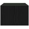vidaXL Dulap TV cu lumini LED Stejar negru 75x35,5x25 cm