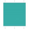 vidaXL Jaluzea plisată verde petrol 120x150 cm Lățime țesătură 119,4 cm