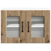 vidaXL Dulap de bucătărie 2 pcs Stejar Artizanal 60 x 31 x 40 cm