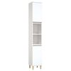 vidaXL Dulap de baie, alb, 30x30x190 cm, lemn prelucrat