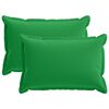 vidaXL Husă pentru pernă 2 buc. HOUTEN Verde 50 x 75 cm Poliester