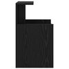 vidaXL Dulap de noapte 2 pcs Stejar Negru 40 x 35 x 60 cm