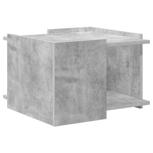 vidaXL Masă de cafea Gri Beton 50,5 x 50 x 33 cm Lemn prelucrat