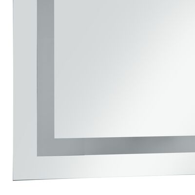 vidaXL Oglindă cu LED de baie cu senzor tactil, 50 x 60 cm