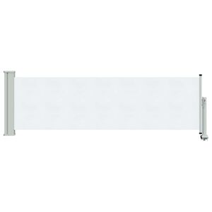 vidaXL Awning lateral 80 x 300 cm 100% poliester, fier, oțel