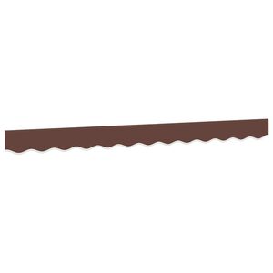vidaXL P&acirc;nză de rezervă fald copertină, dungi maro, 300 cm