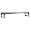 vidaXL Suport pentru monitor, gri sonoma, 85x23x15,5 cm, lemn compozit