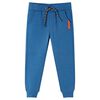 vidaXL Pantaloni de trening pentru copii, albastru, 128
