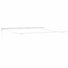 vidaXL Cadru de copertină Alb 450 &times; 350 cm Aluminiu