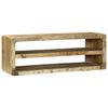 vidaXL Cabinet TV cu raft Maro 100 x 32 x 36 cm Lemn masiv de mango